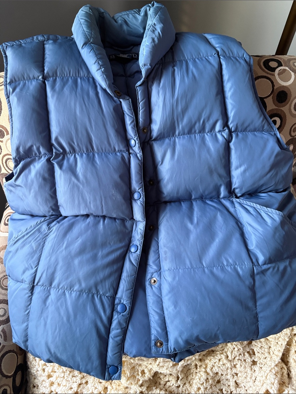 Lands End, Adult women’s puffer vest, goose down. XL, 18/20